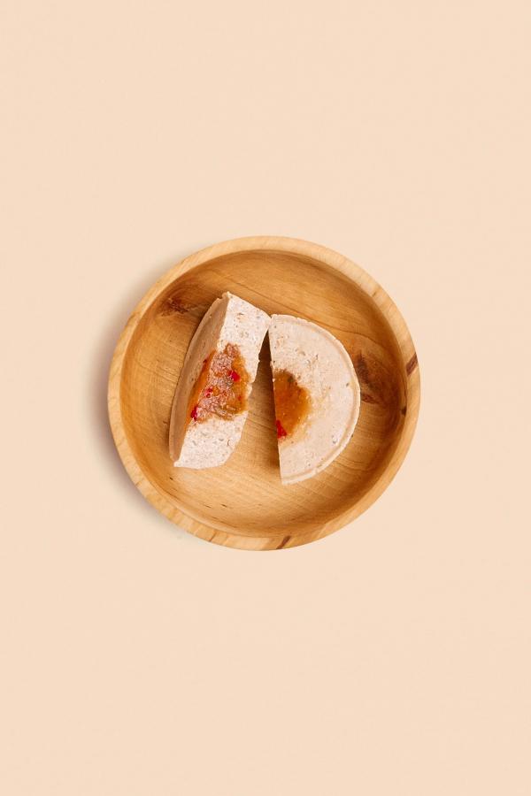 Terrine avec cœur de légumes méditerranéens